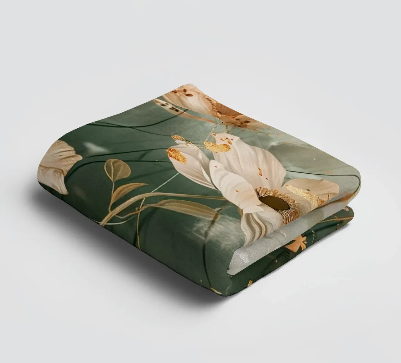 Golden Bloom asciugamano da bagno da Mosaic Dialogue