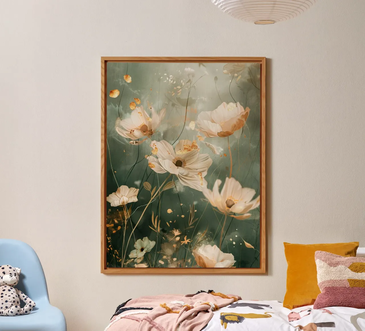 Golden Bloom alluminio dibond da Mosaic Dialogue
