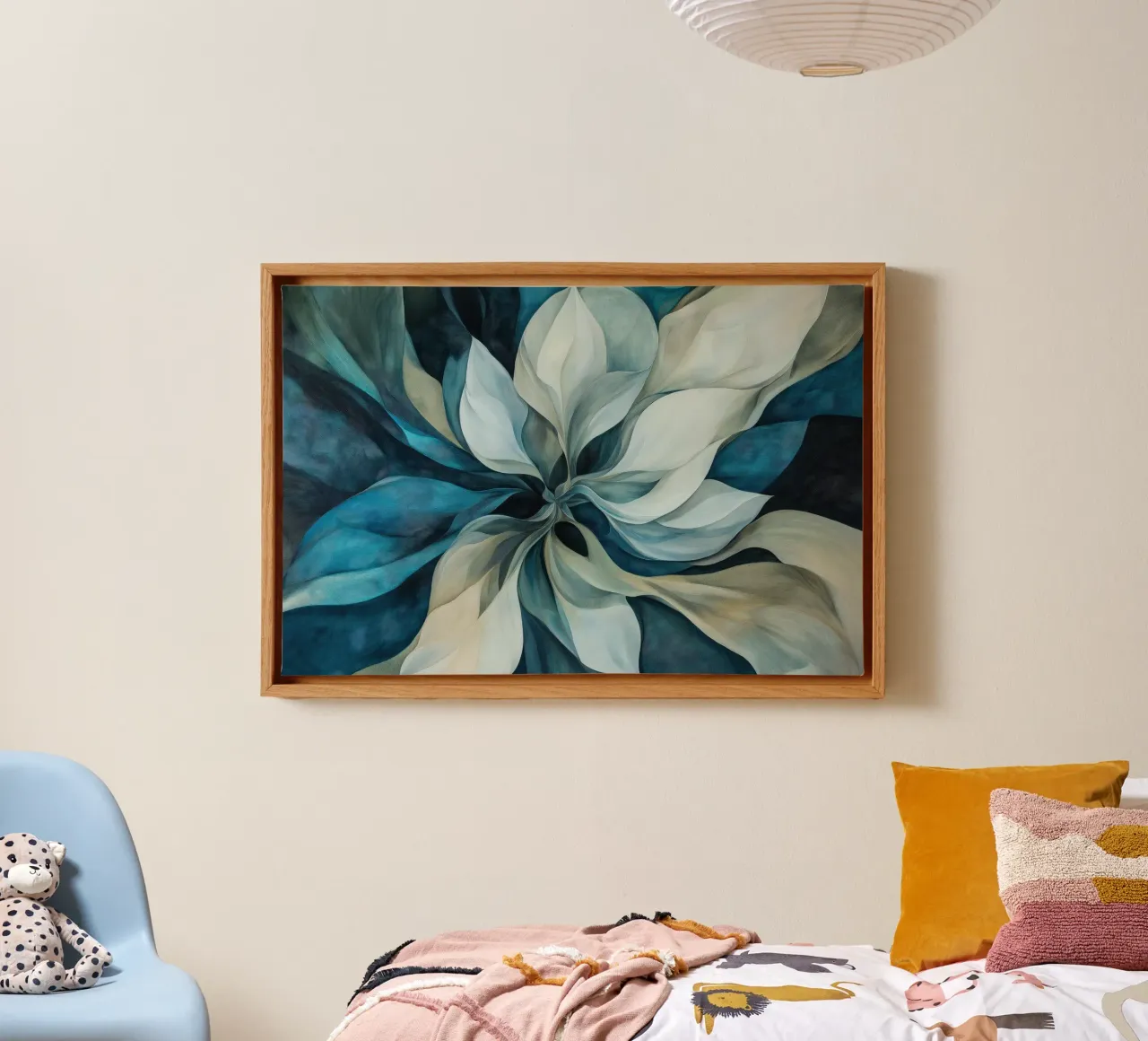 Muurkunst van Imagine canvas met Baklijst van Imagine