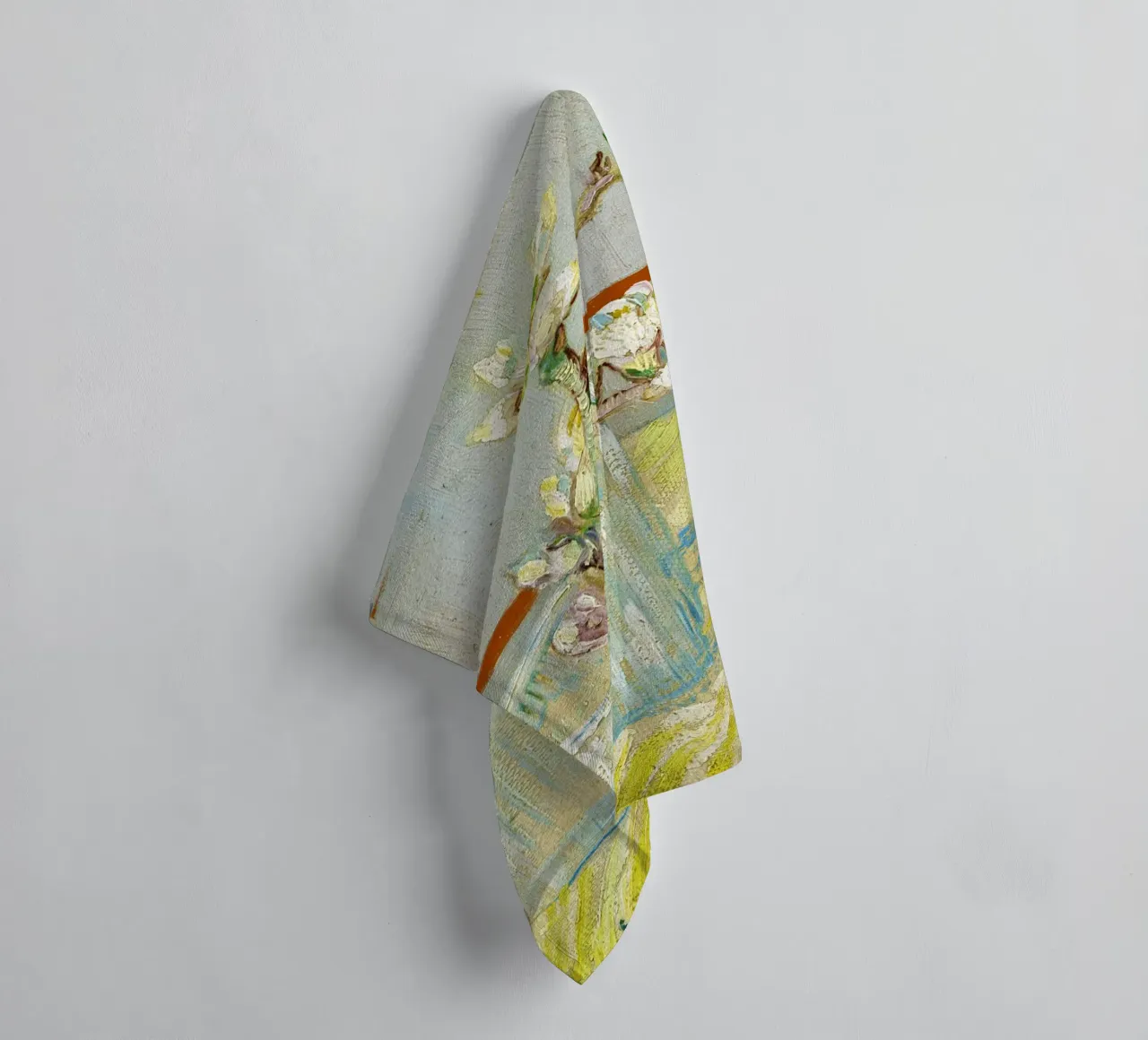 Il rametto di mandorlo in fiore in un bicchiere di Vincent van Gogh (188 asciugamano da bagno da Van Gogh Prints