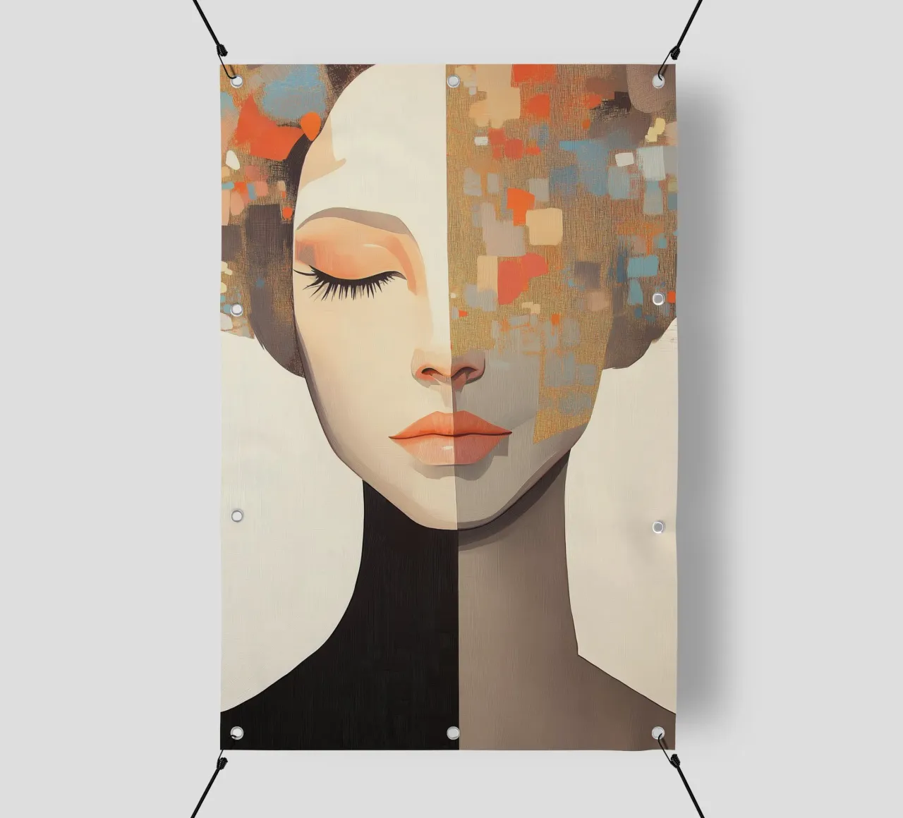 Woman abstract pvc cover by Imagine