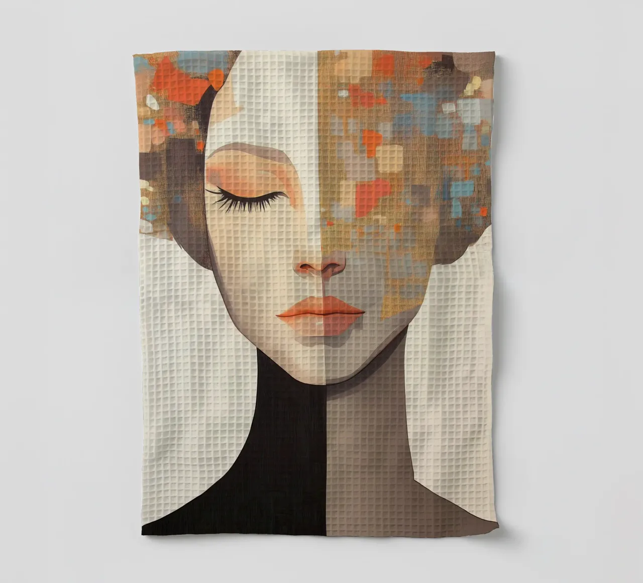 Femme abstraite torchon de Imagine