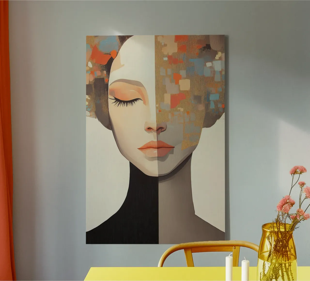 Woman abstract canvas by Imagine