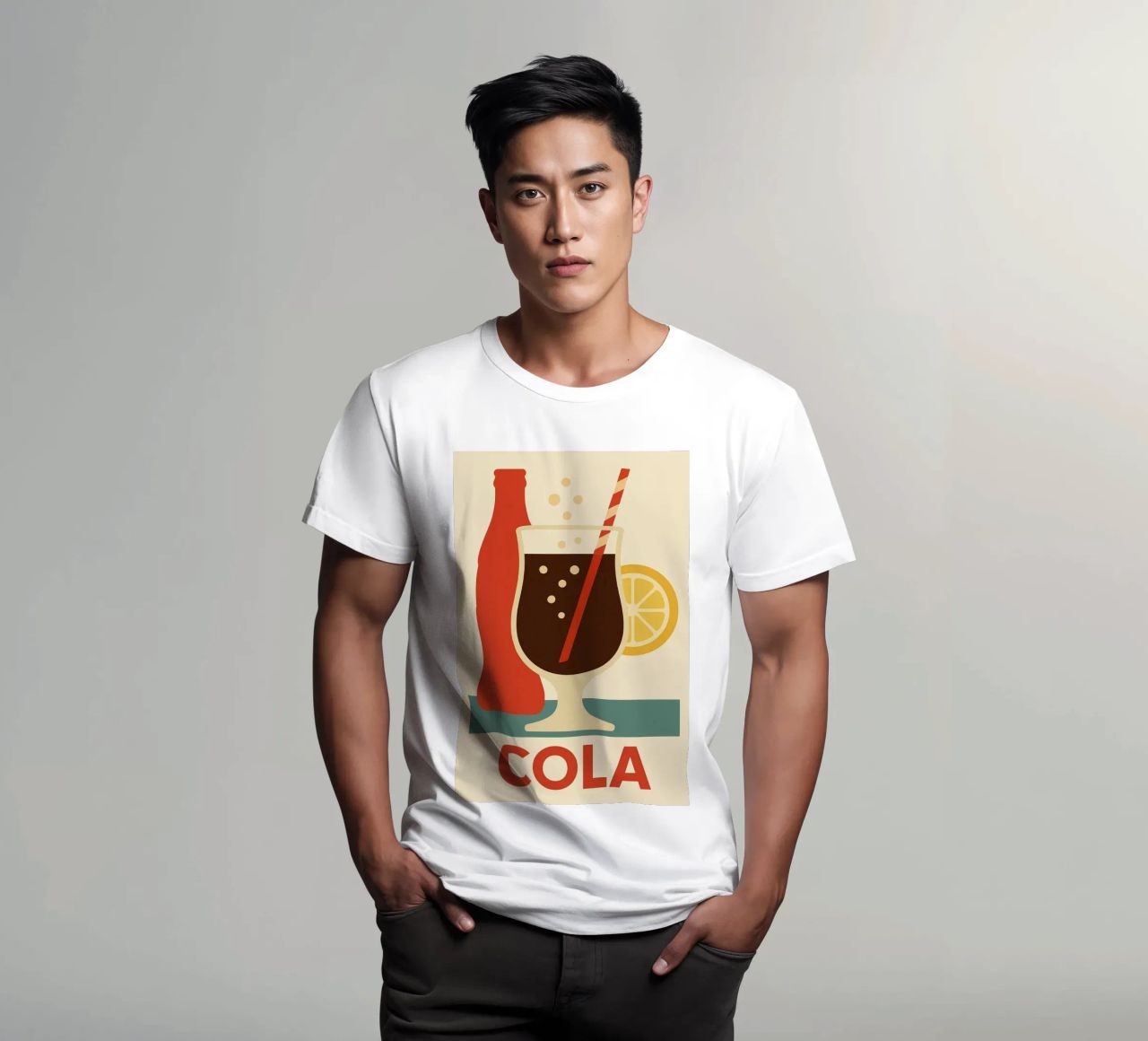 Classic Cola Spark – Affiche Pop t-shirt da Boissons - Affiches & posters - Retro