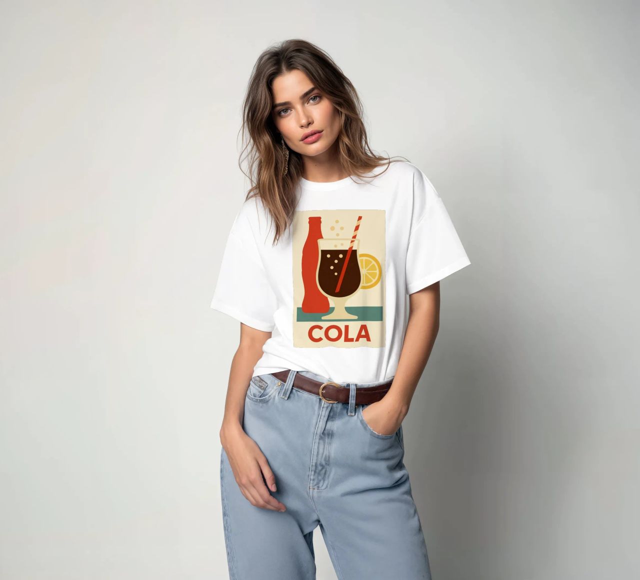Classic Cola Spark – Affiche Pop t-shirt da Boissons - Affiches & posters - Retro