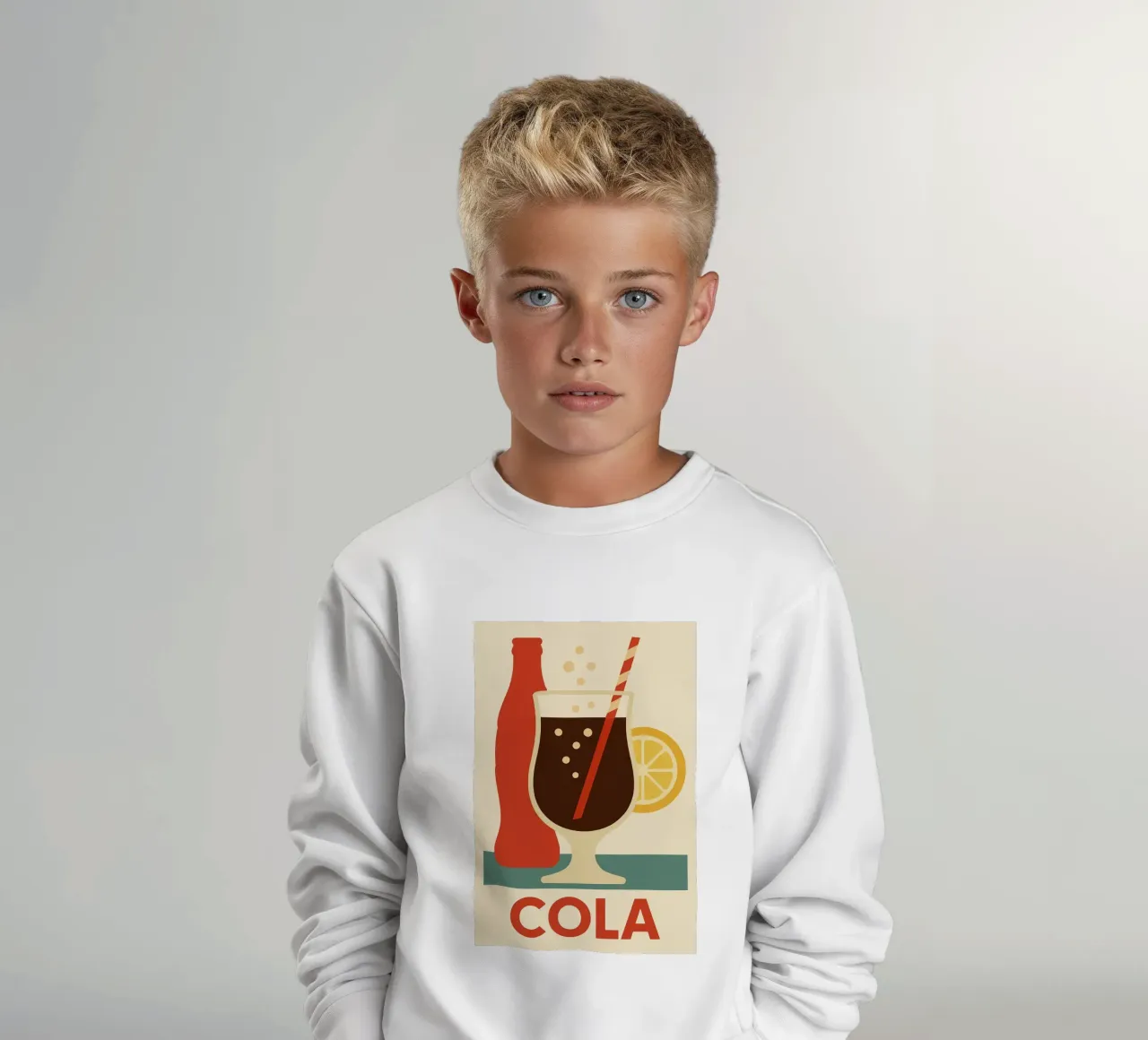 Classic Cola Spark - Affiche Pop Kinder Sweatshirt von Boissons - Affiches & posters - Retro