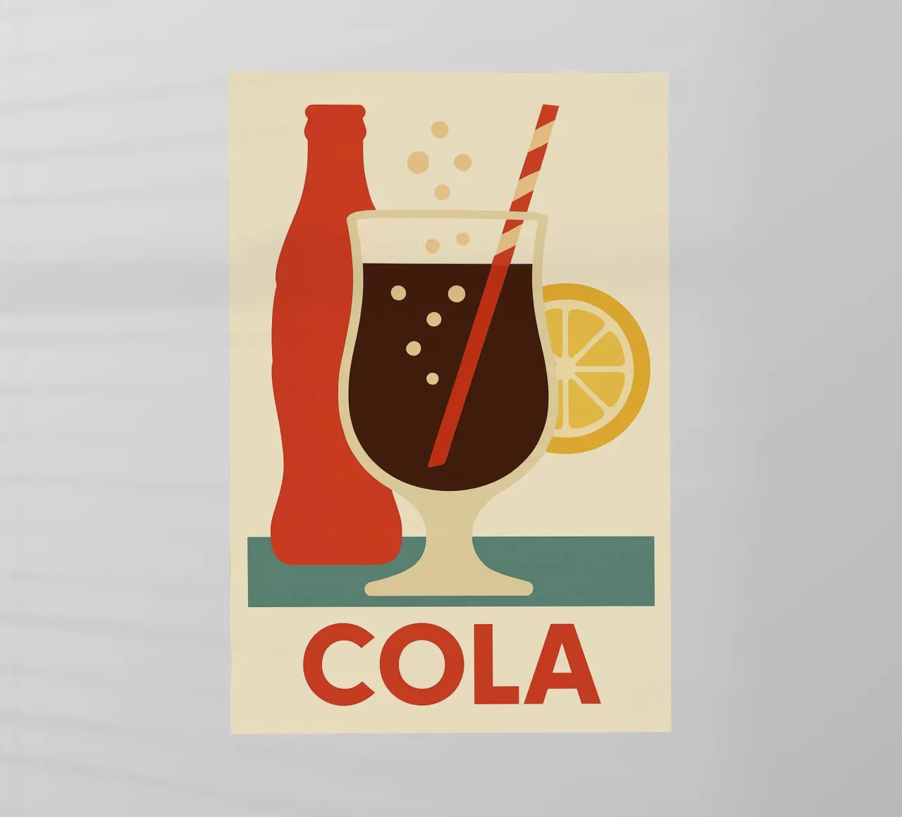 Classic Cola Spark – Affiche Pop pellicola backlit da Boissons - Affiches & posters - Retro