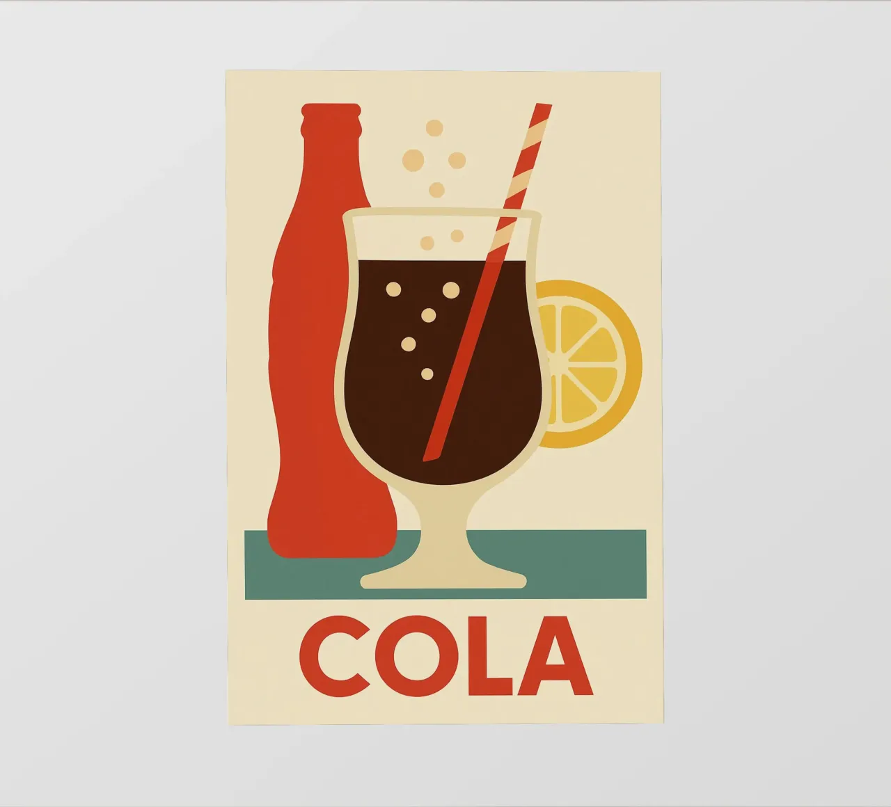 Classic Cola Spark – Affiche Pop pellicola backlit da Boissons - Affiches & posters - Retro