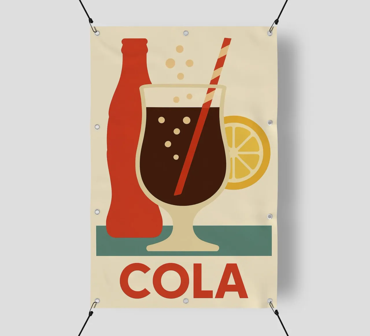 Classic Cola Spark – Affiche Pop telo in pvc da Boissons - Affiches & posters - Retro