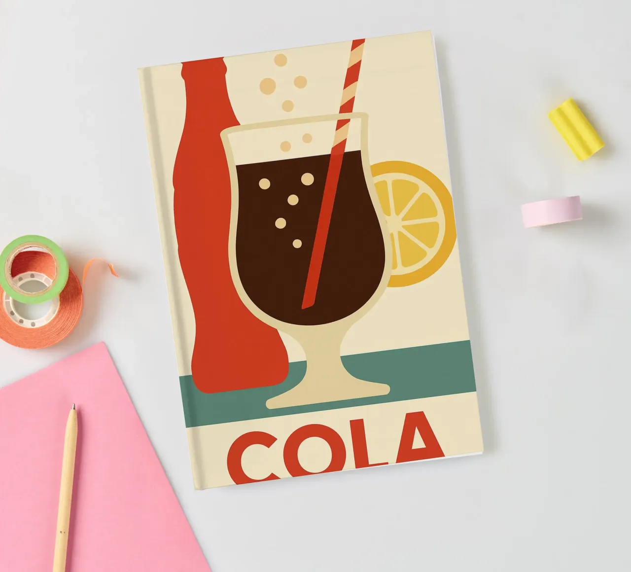Classic Cola Spark – Affiche Pop diario da Boissons - Affiches & posters - Retro