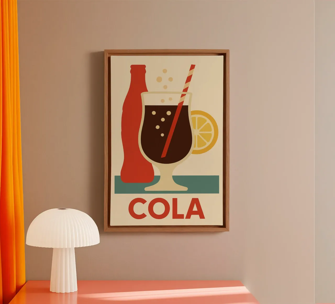 Classic Cola Spark - Affiche Pop canvas by Boissons - Affiches & posters - Retro
