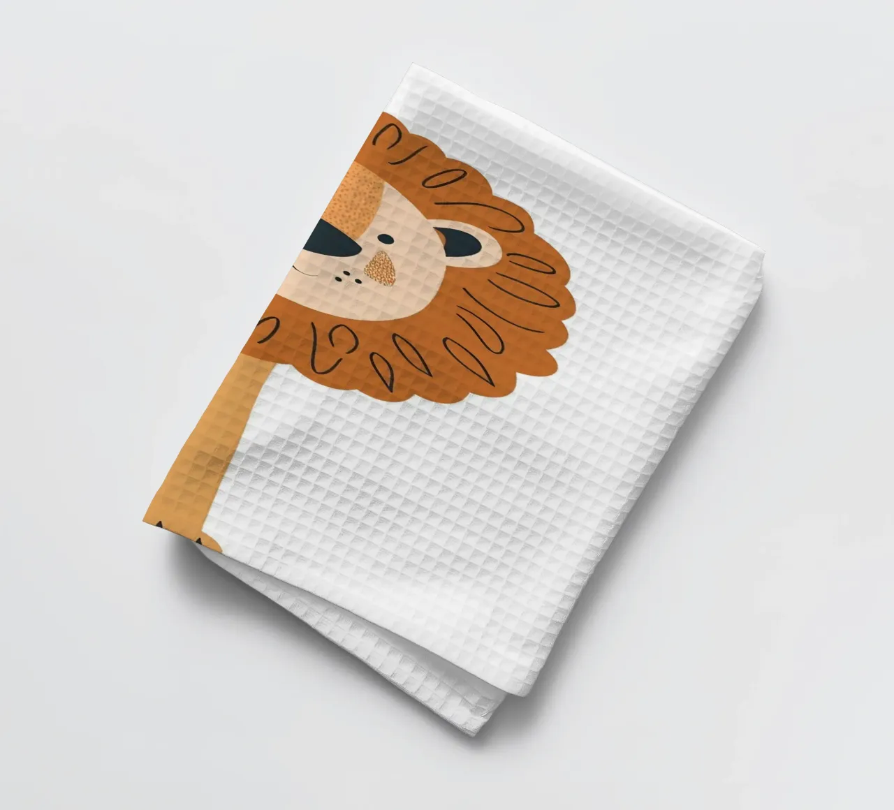 Stampa d'arte moderna Boho Lion - Decorazione per vivaio Safari canovaccio da cucina da ClubArt