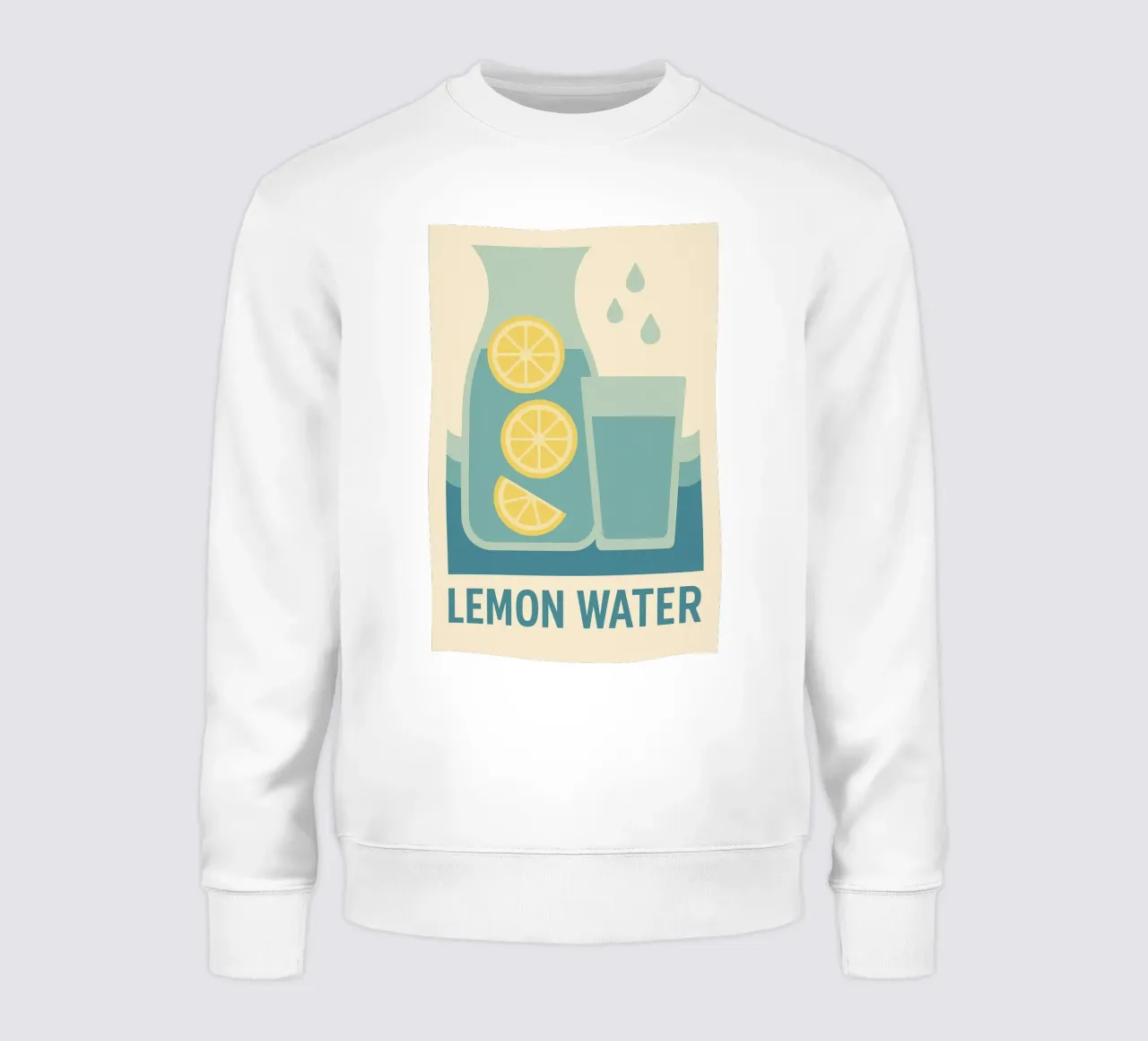 Lemon Water Riviera – Affiche Minimaliste felpa da Boissons - Affiches & posters - Retro