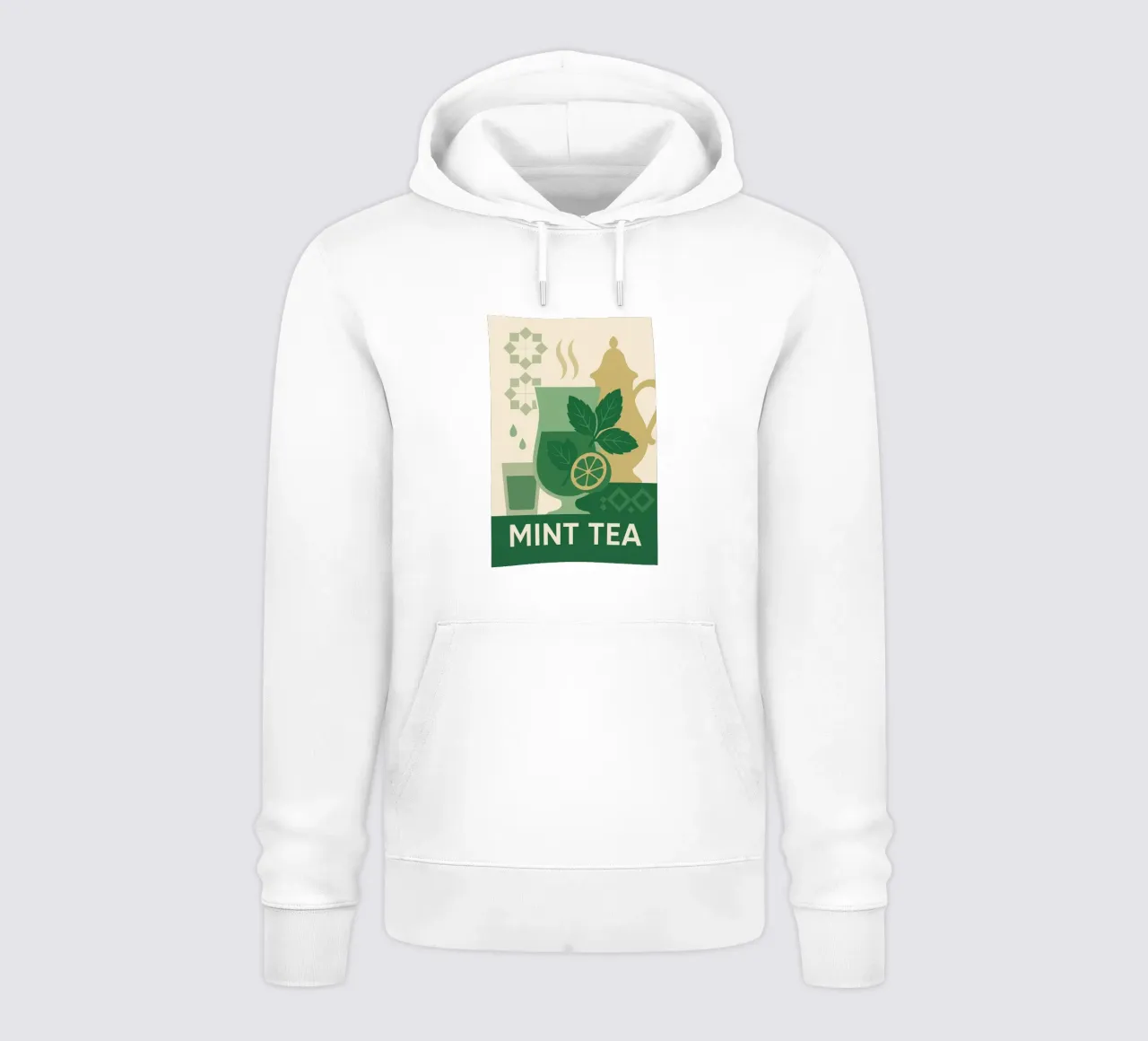 Mint Tea Oasis – Affiche Orientale felpa con cappuccio da Boissons - Affiches & posters - Retro