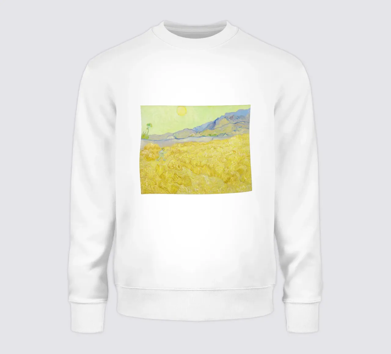 Vincent van Gogh, Champ de blé avec un faucheur, 1889 sweat de Van Gogh Prints