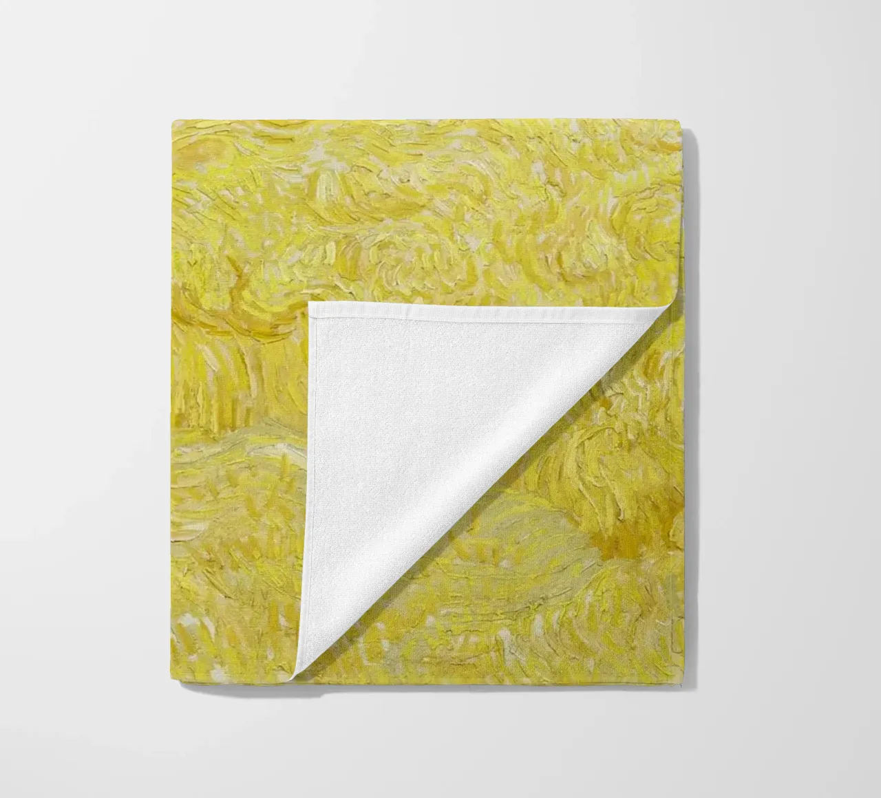 Vincent van Gogh, Champ de blé avec un faucheur, 1889 serviette de plage de Van Gogh Prints