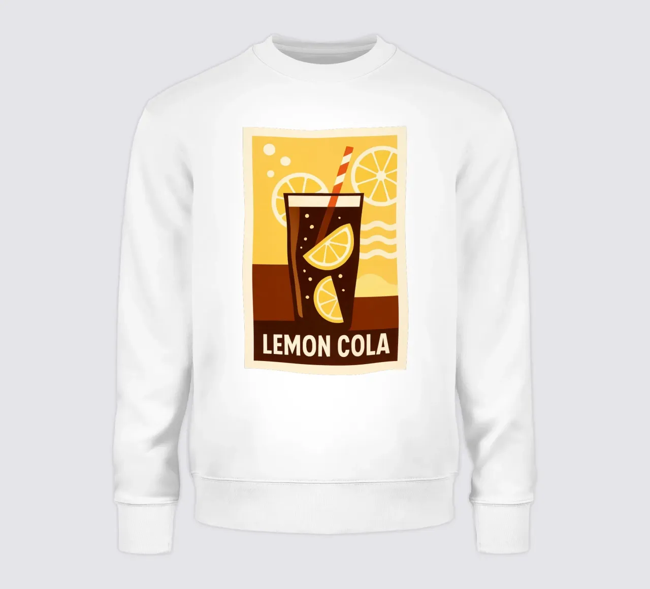 Lemon Cola Sunshine - Vintage Affiche sweatshirt by Boissons - Affiches & posters - Retro