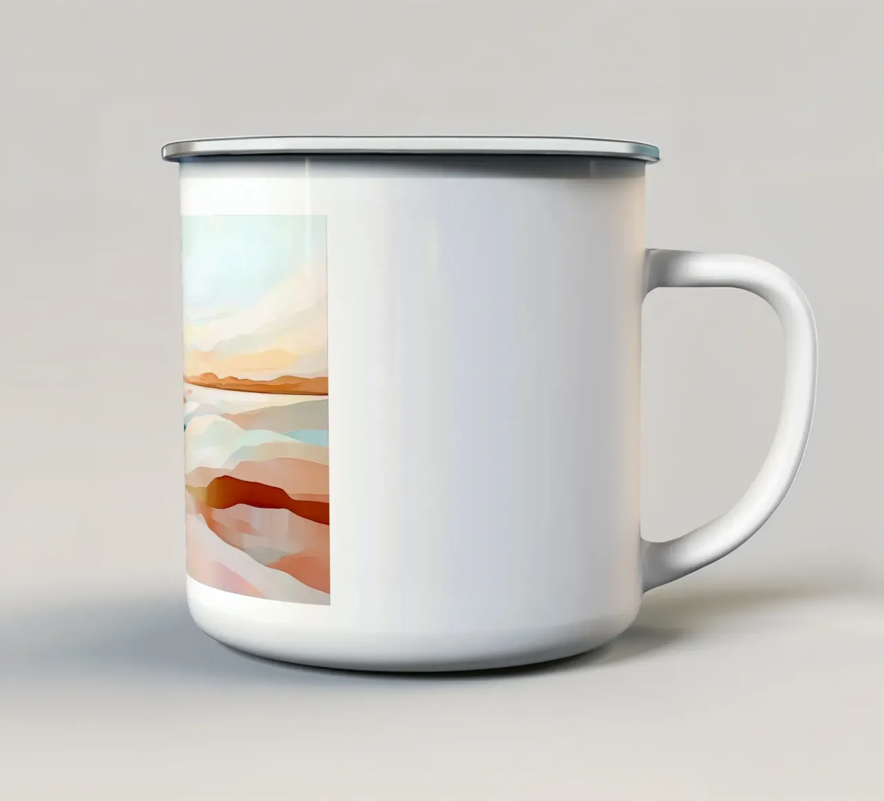 Arte da parete di Imagine tazza in smalto da Imagine