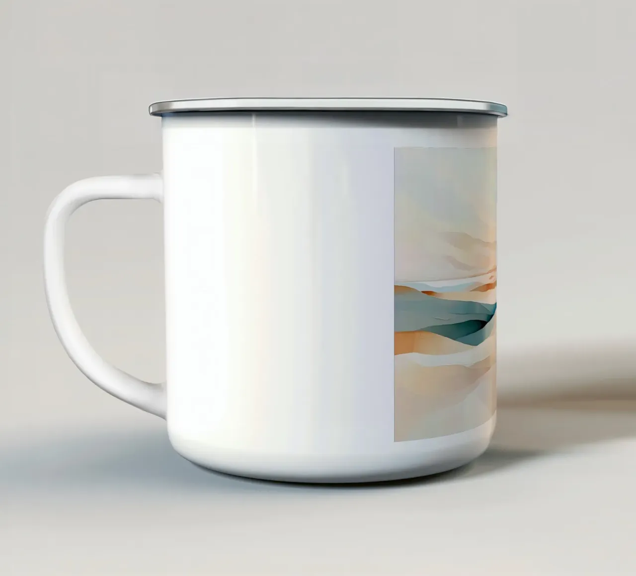 Arte da parete di Imagine tazza in smalto da Imagine