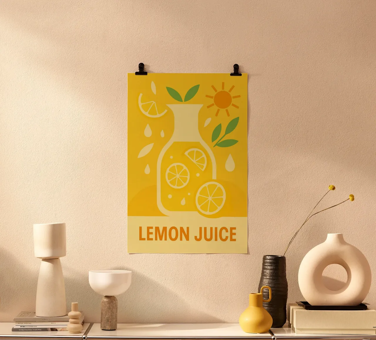 Succo di limone Zeste de Soleil - Poster d'epoca poster con telaio in alluminio da Boissons - Affiches & posters - Retro