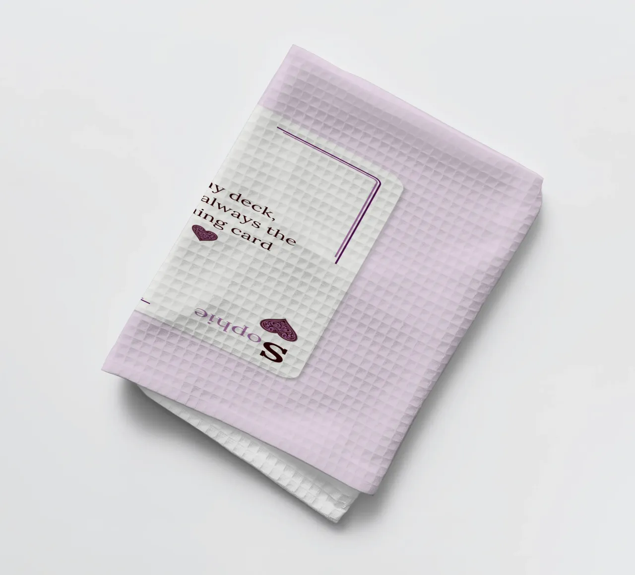 [NAME] My Winning Card canovaccio da cucina da Personalizable Designs
