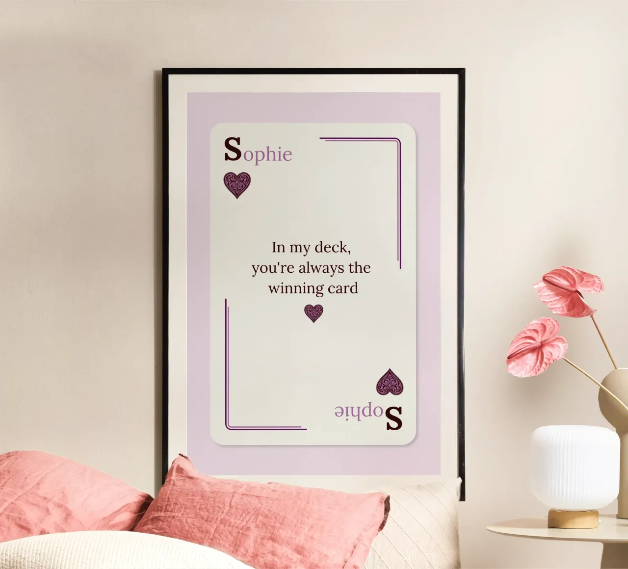 [NAME] My Winning Card carta hahnemühle da Personalizable Designs