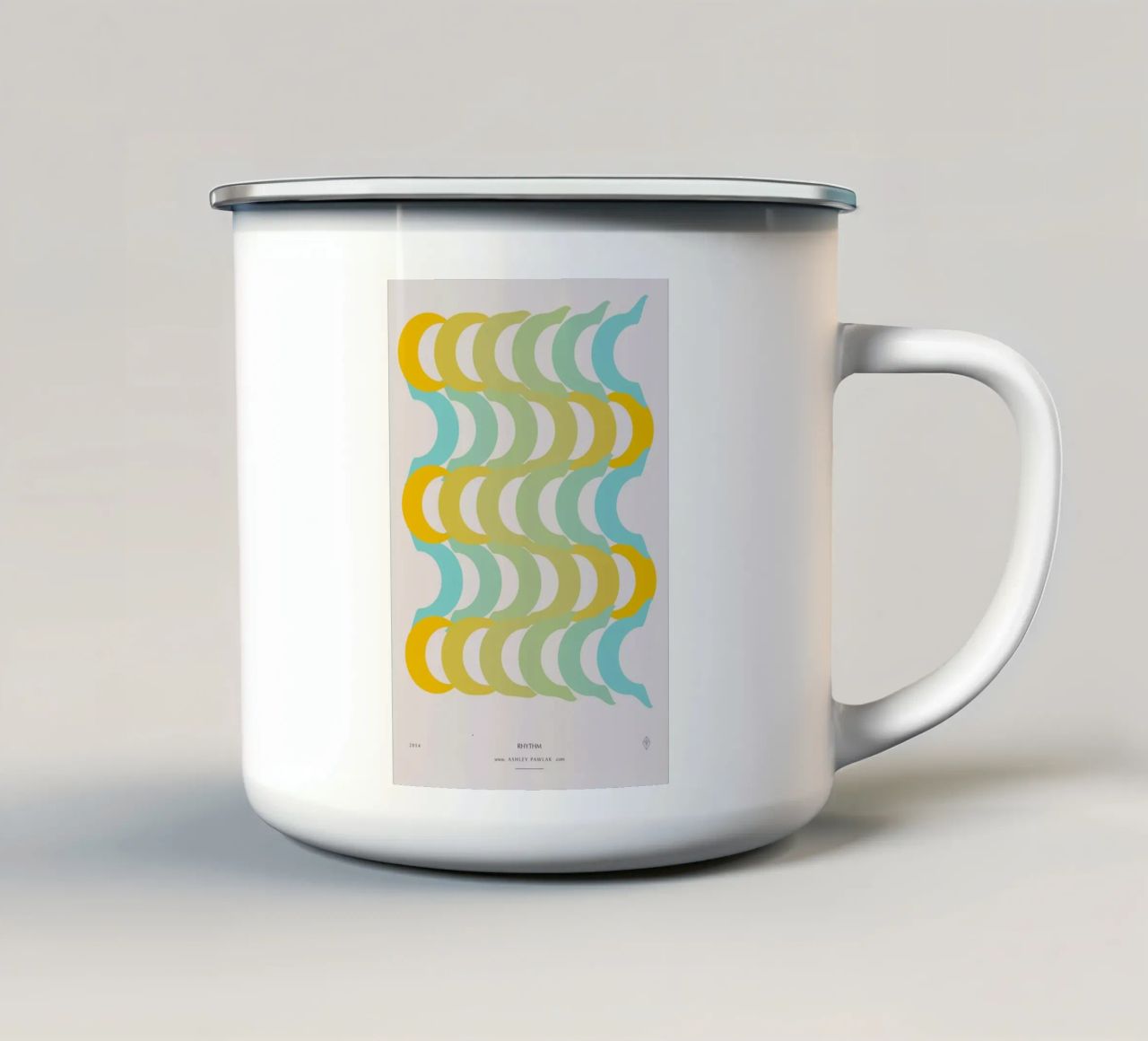 Senses - Rhythm tazza in smalto da Ash Nico