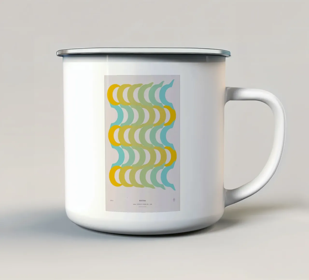 Senses - Rhythm tazza in smalto da Ash Nico