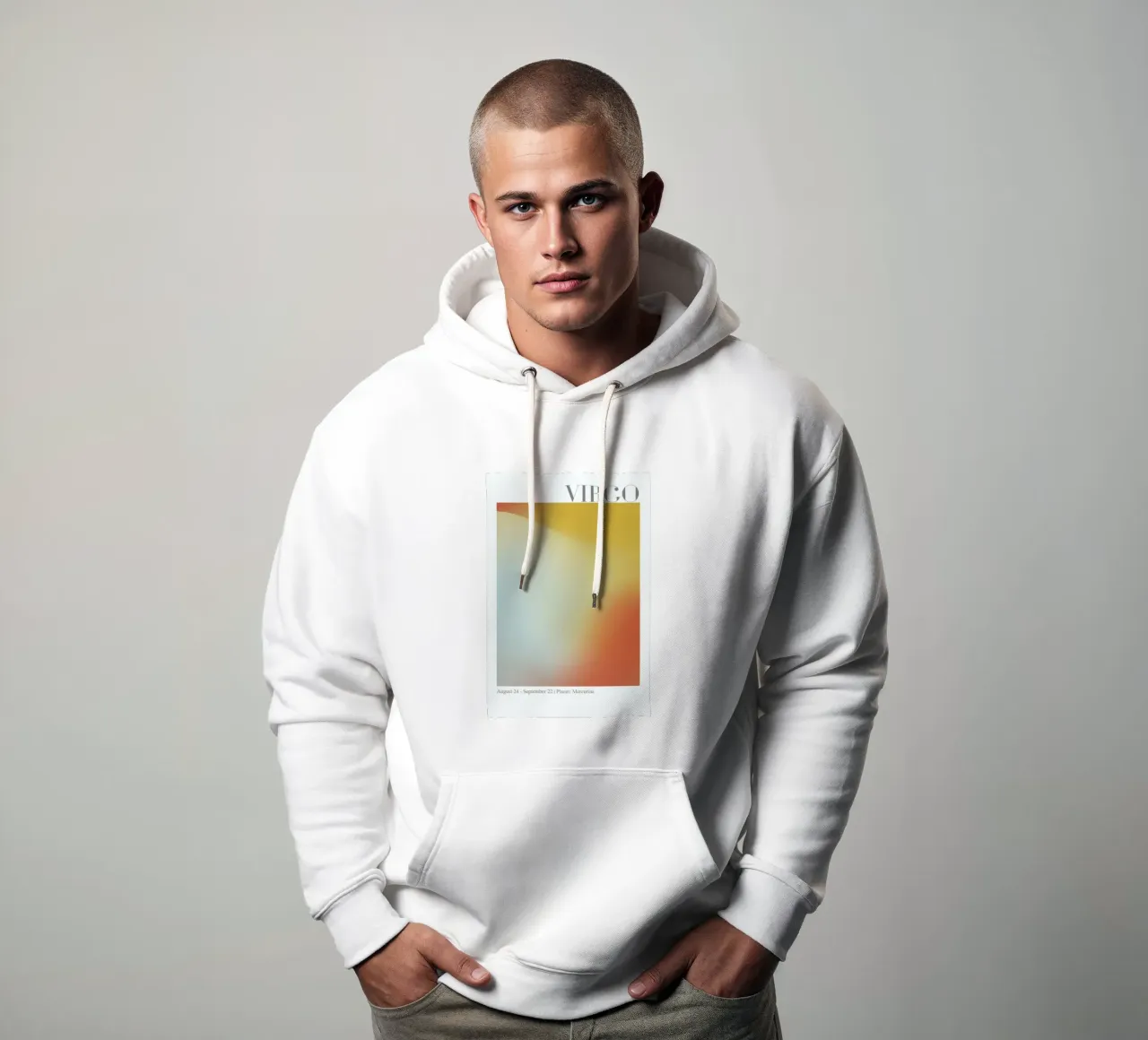 Virgo Abstract Aura hoodie van cafelab