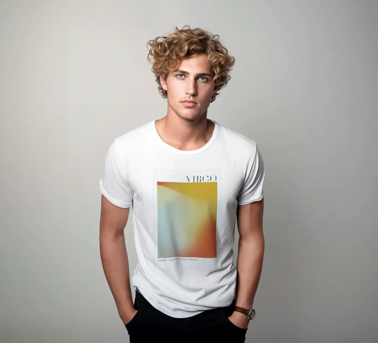 Virgo Abstract Aura camiseta de cafelab