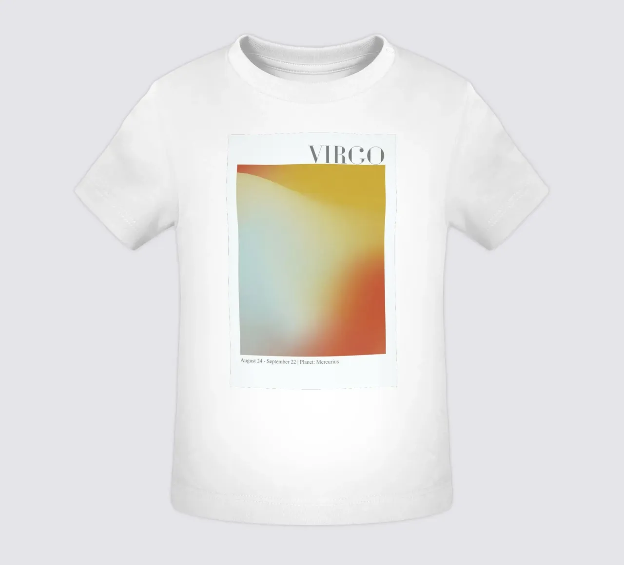 Virgo Abstract Aura maglietta neonato da cafelab