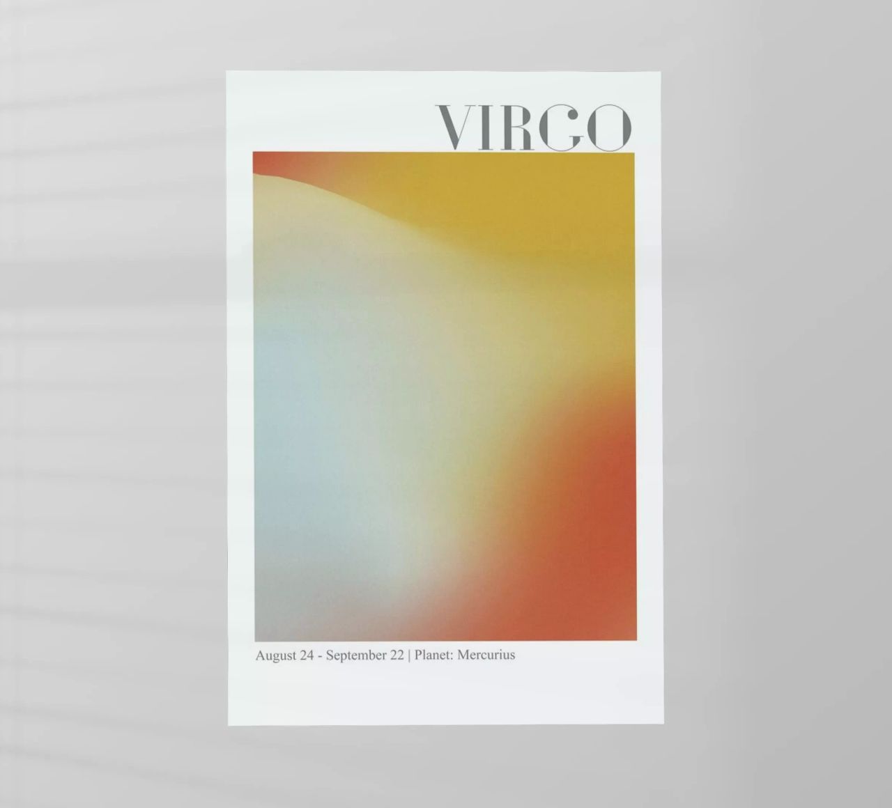 Virgo Abstract Aura pellicola backlit da cafelab