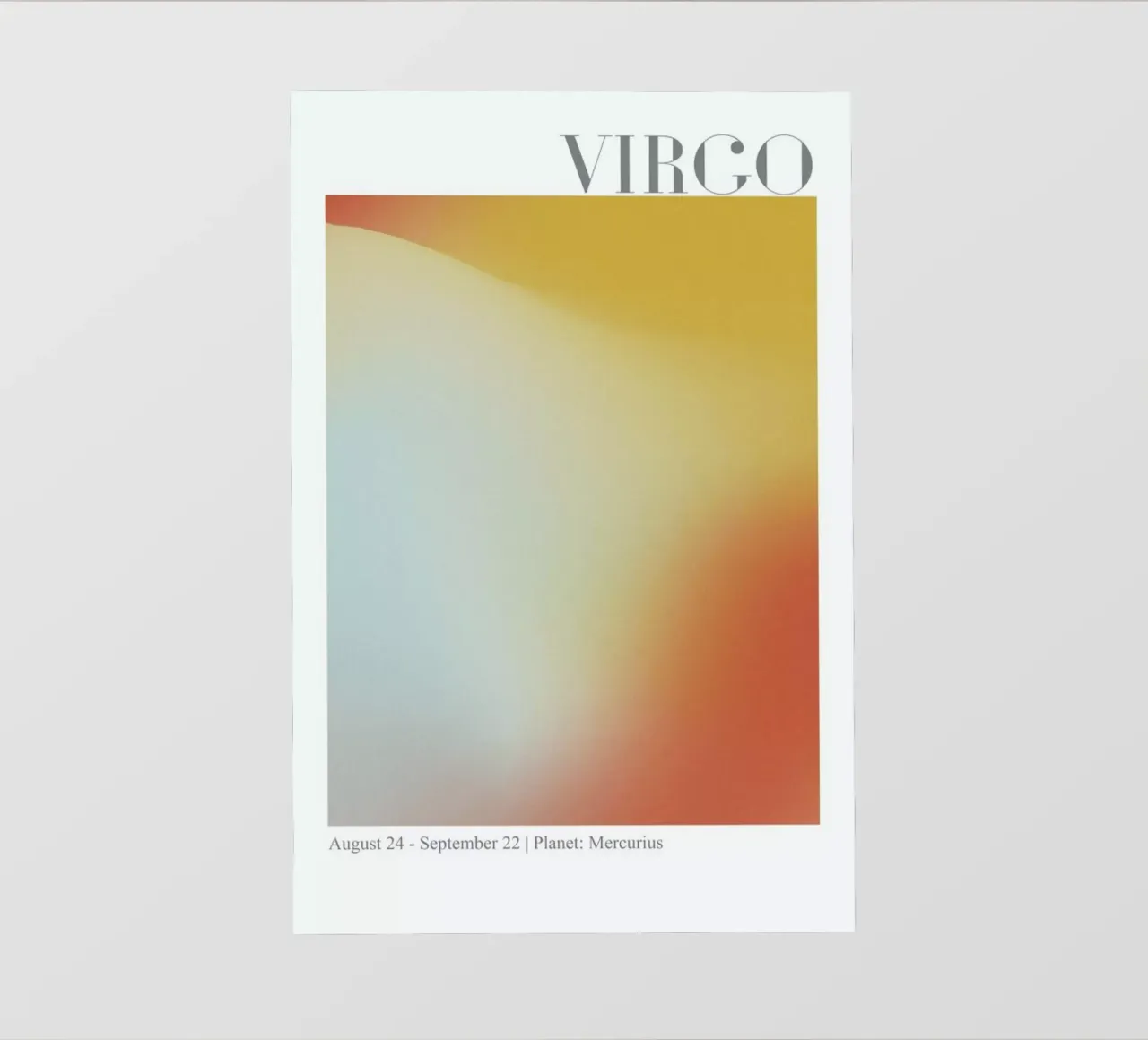 Virgo Abstract Aura pellicola backlit da cafelab