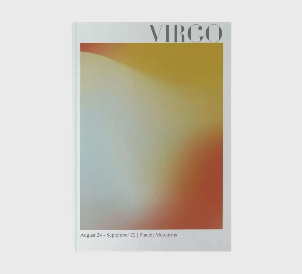 Virgo Abstract Aura notebook by cafelab