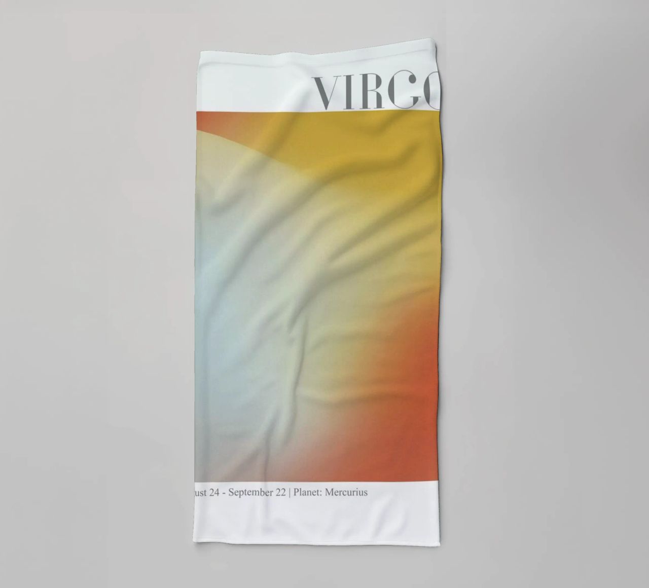 Virgo Abstract Aura asciugamano da bagno da cafelab
