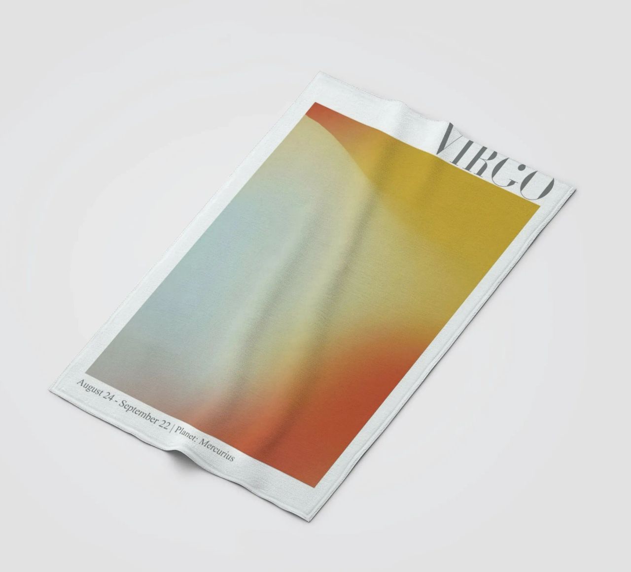 Virgo Abstract Aura coperta in pile da cafelab