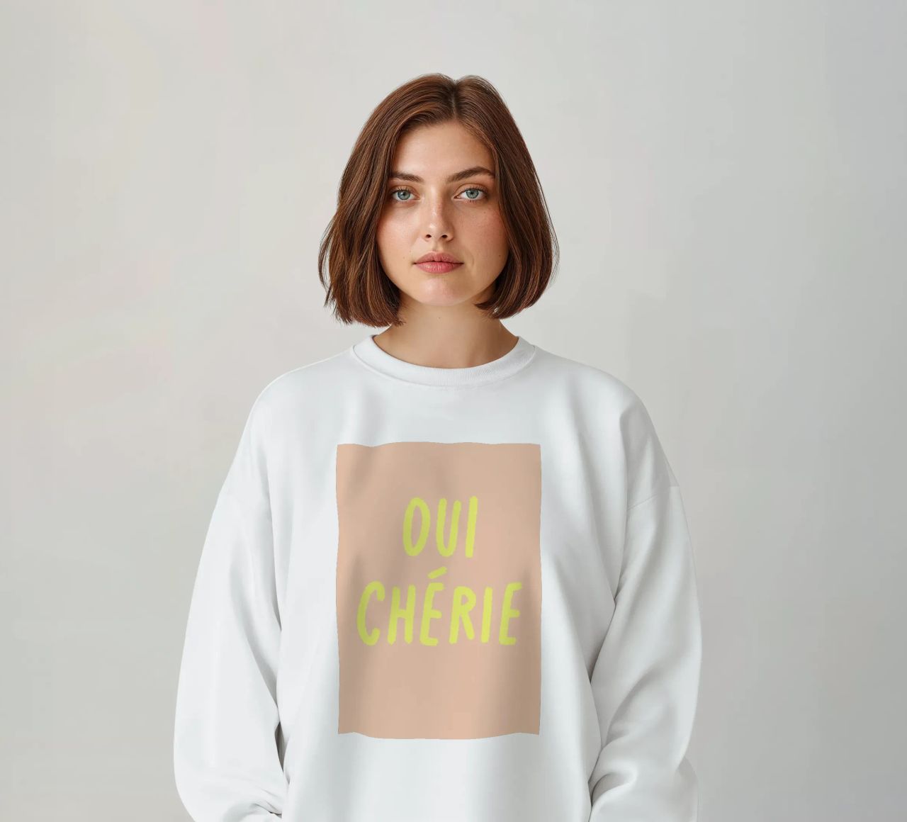 Oui chérie. felpa da FRICKE DESIGN