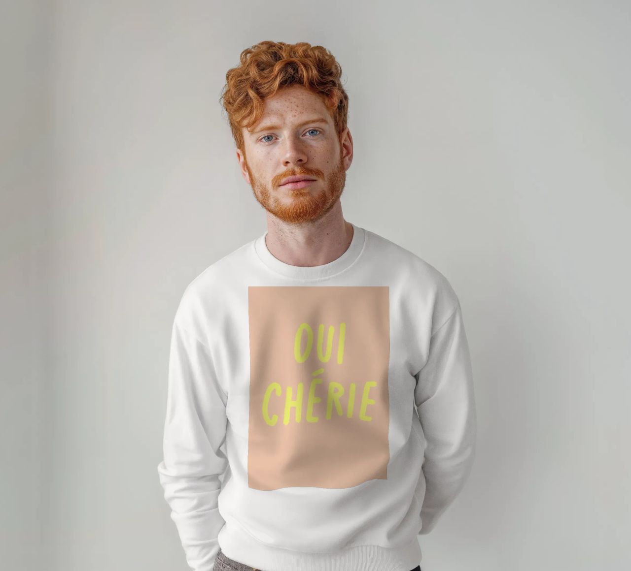 Oui chérie. felpa da FRICKE DESIGN