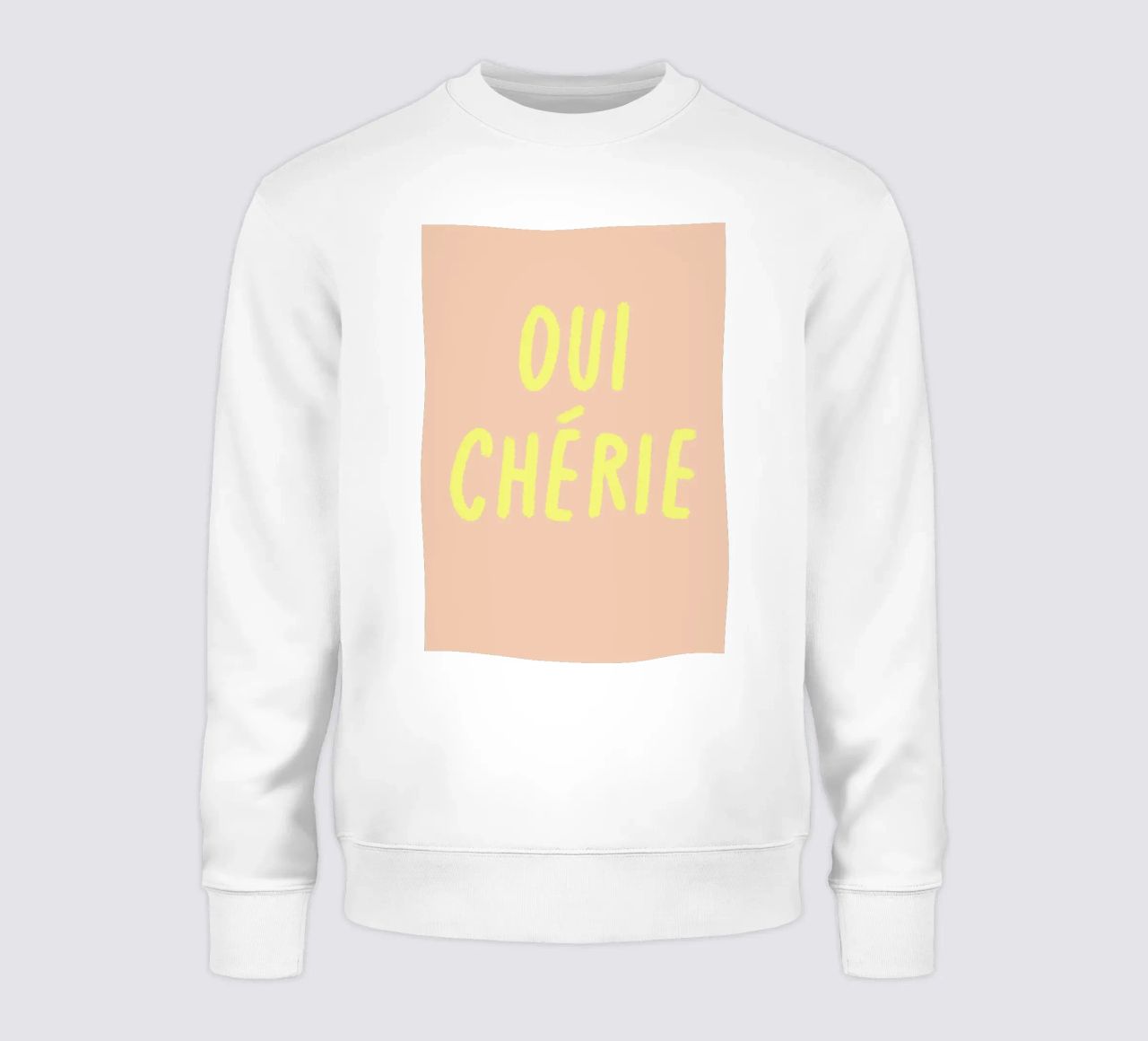 Oui chérie. felpa da FRICKE DESIGN