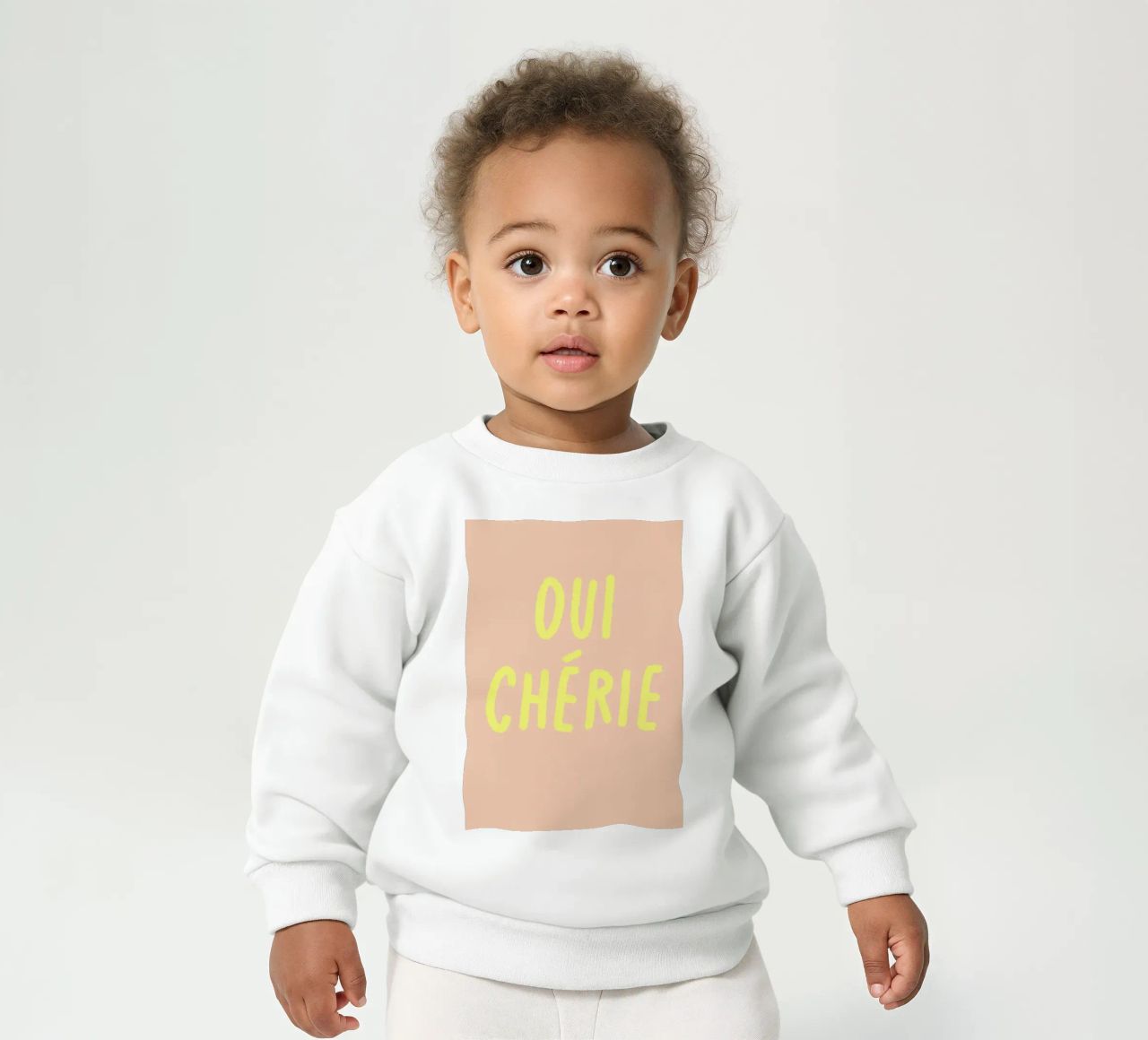 Oui chérie. felpa neonato da FRICKE DESIGN
