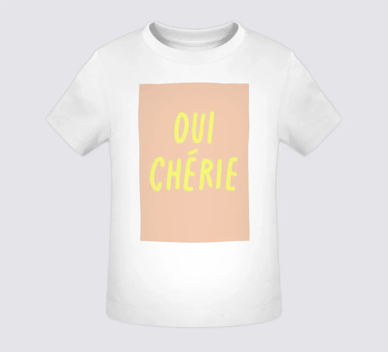 Oui chérie. maglietta neonato da FRICKE DESIGN