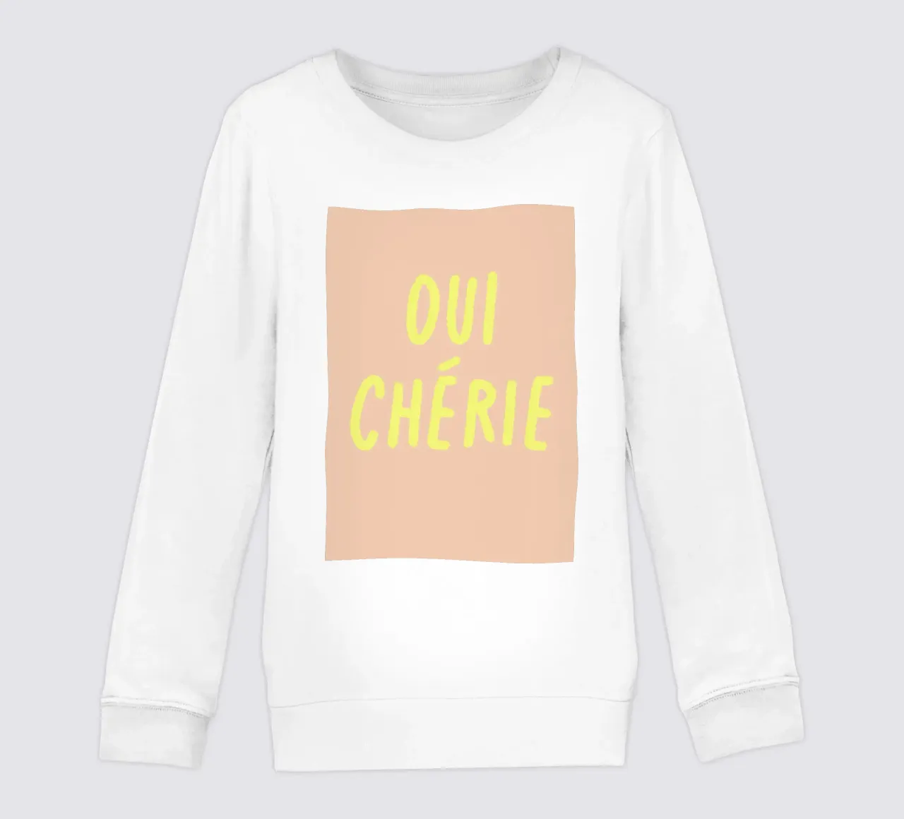 Oui chérie. sudadera para niño de FRICKE DESIGN