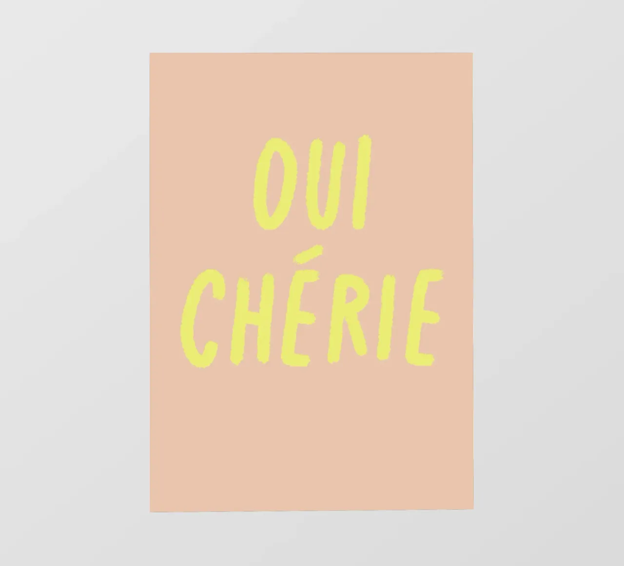 Oui chérie. pellicola backlit da FRICKE DESIGN