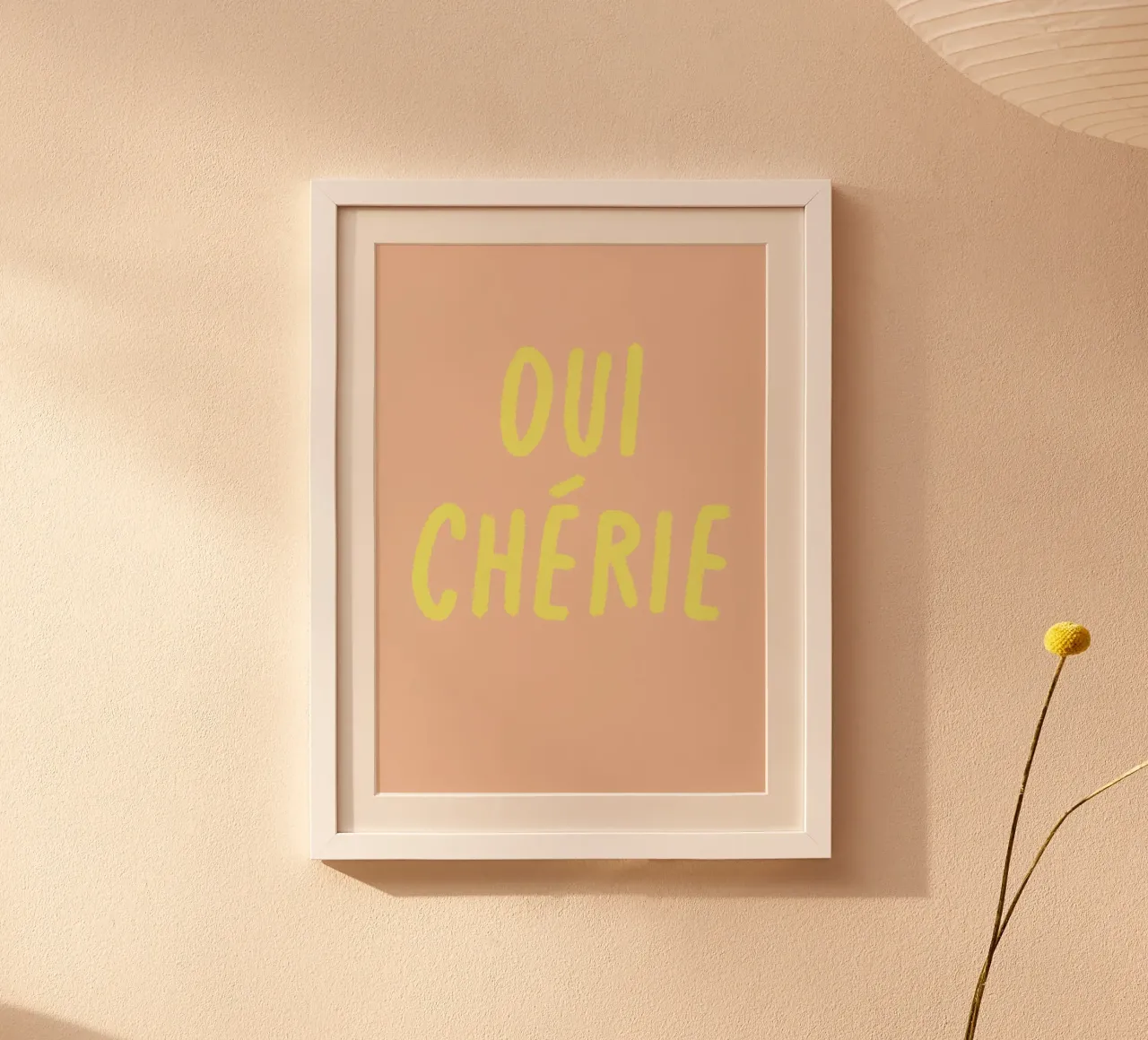 Oui chérie. carta hahnemühle da FRICKE DESIGN