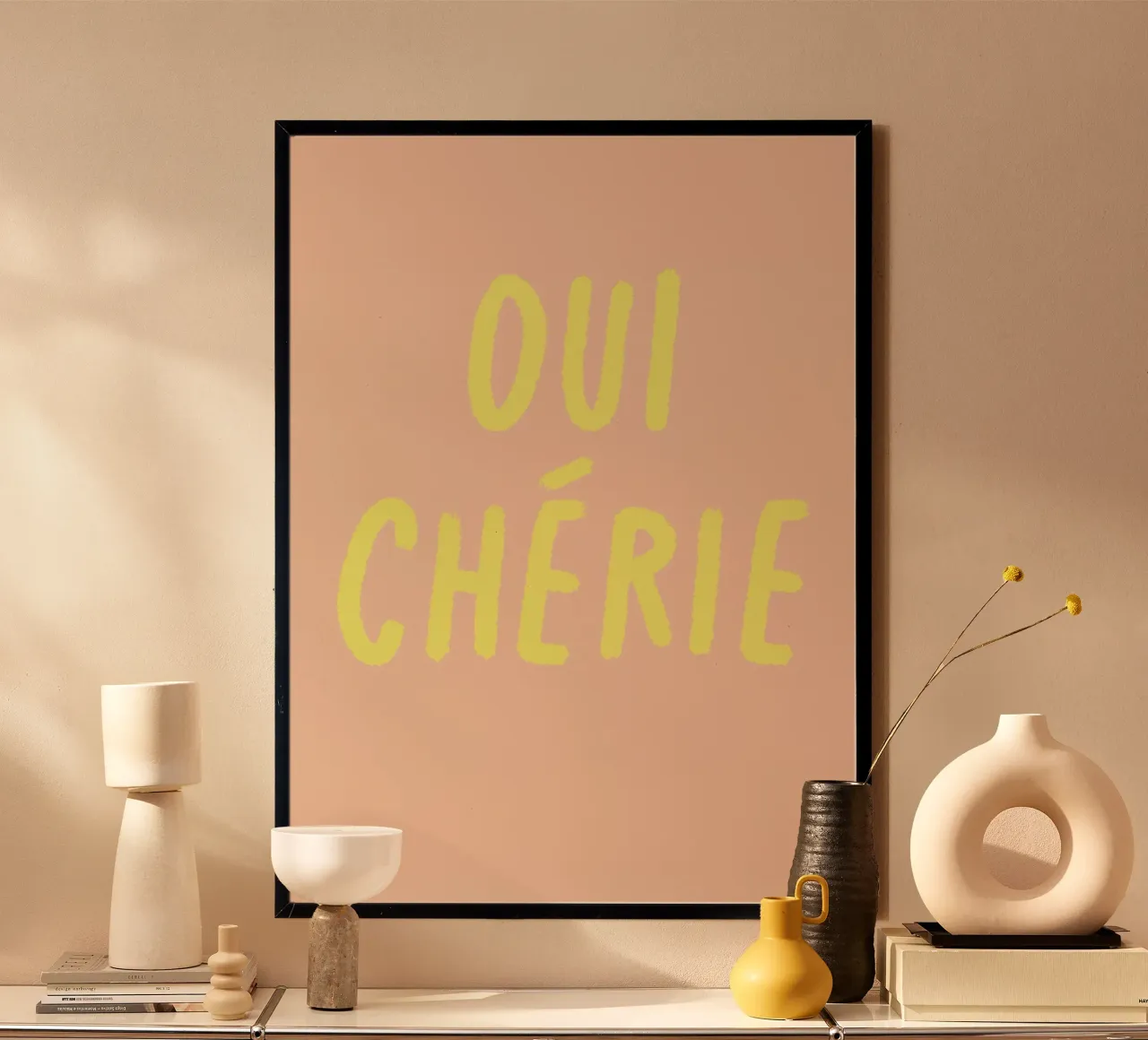 Oui chérie. carta hahnemühle da FRICKE DESIGN
