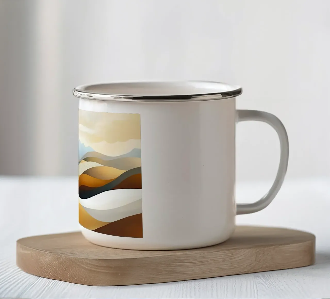 Arte da parete di Imagine tazza in smalto da Imagine