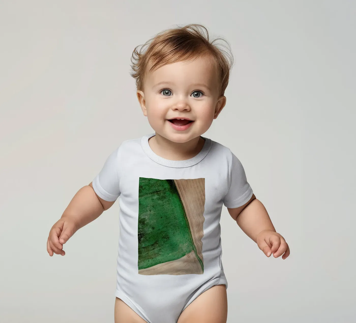 Natural Pattern body neonato maniche corte da Sebastian Hilgetag