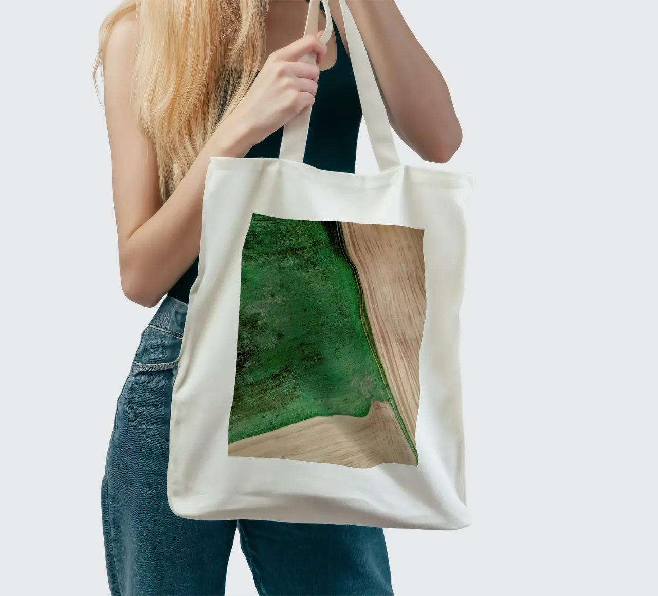 Natural Pattern borsa in juta da Sebastian Hilgetag