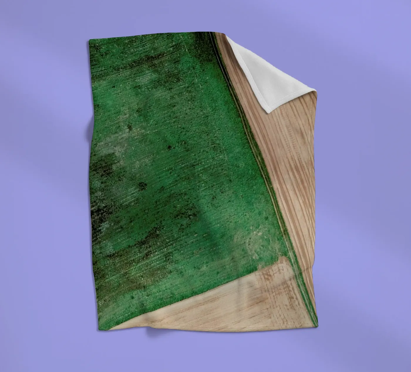 Natural Pattern fleece blanket by Sebastian Hilgetag
