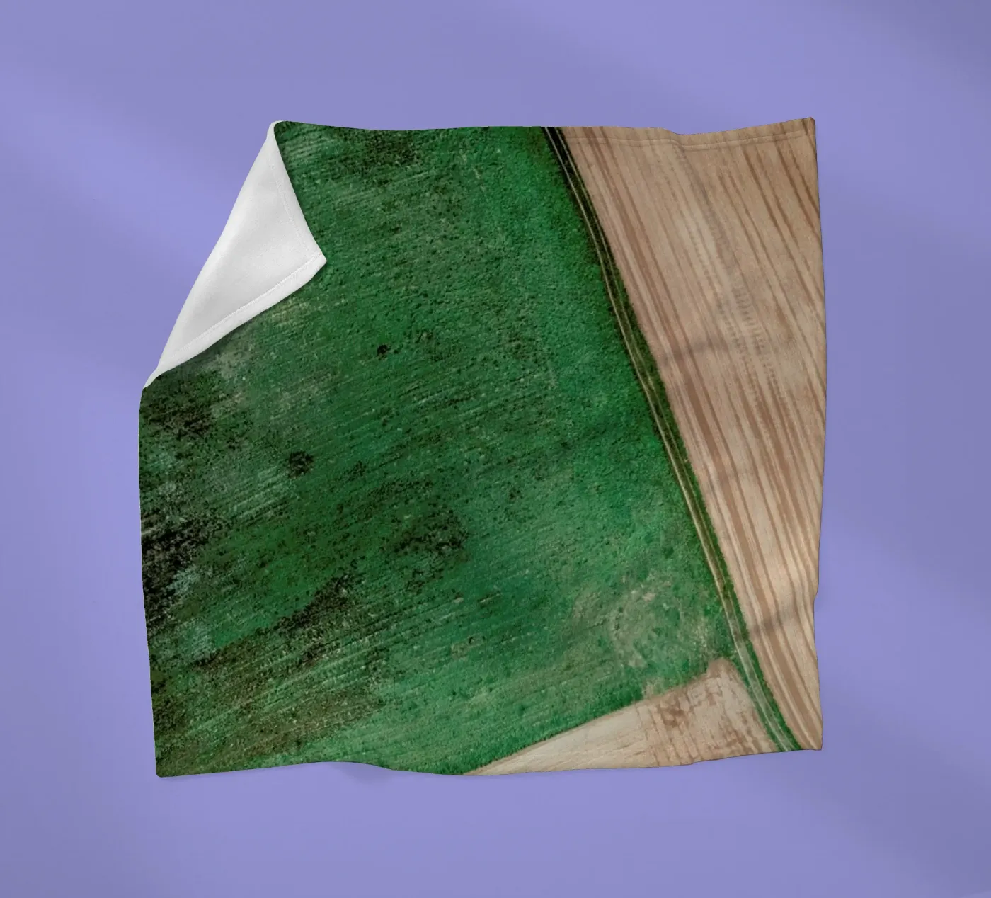 Natural Pattern fleece blanket by Sebastian Hilgetag